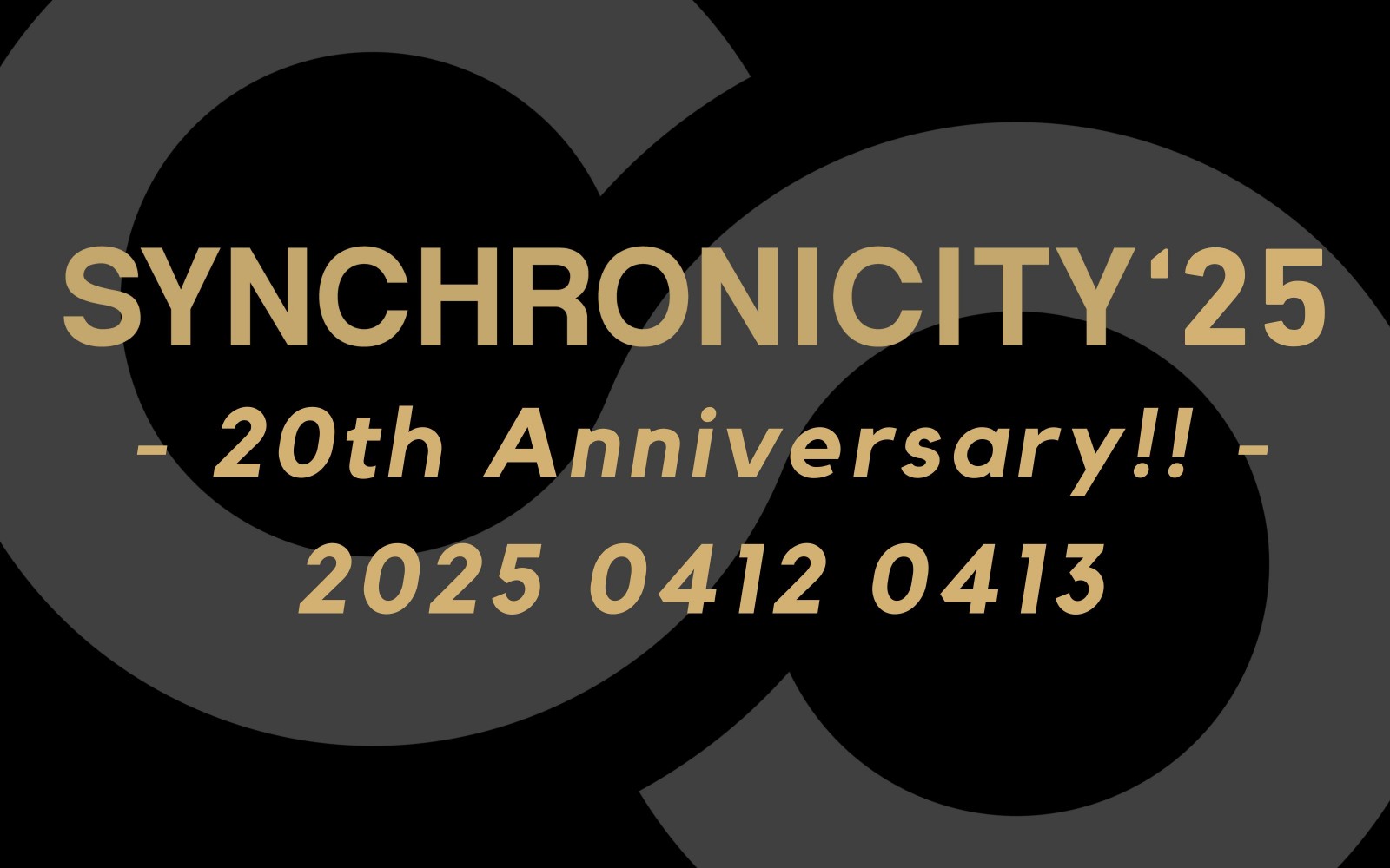 SYNCHRONICITY'25 Top Banner