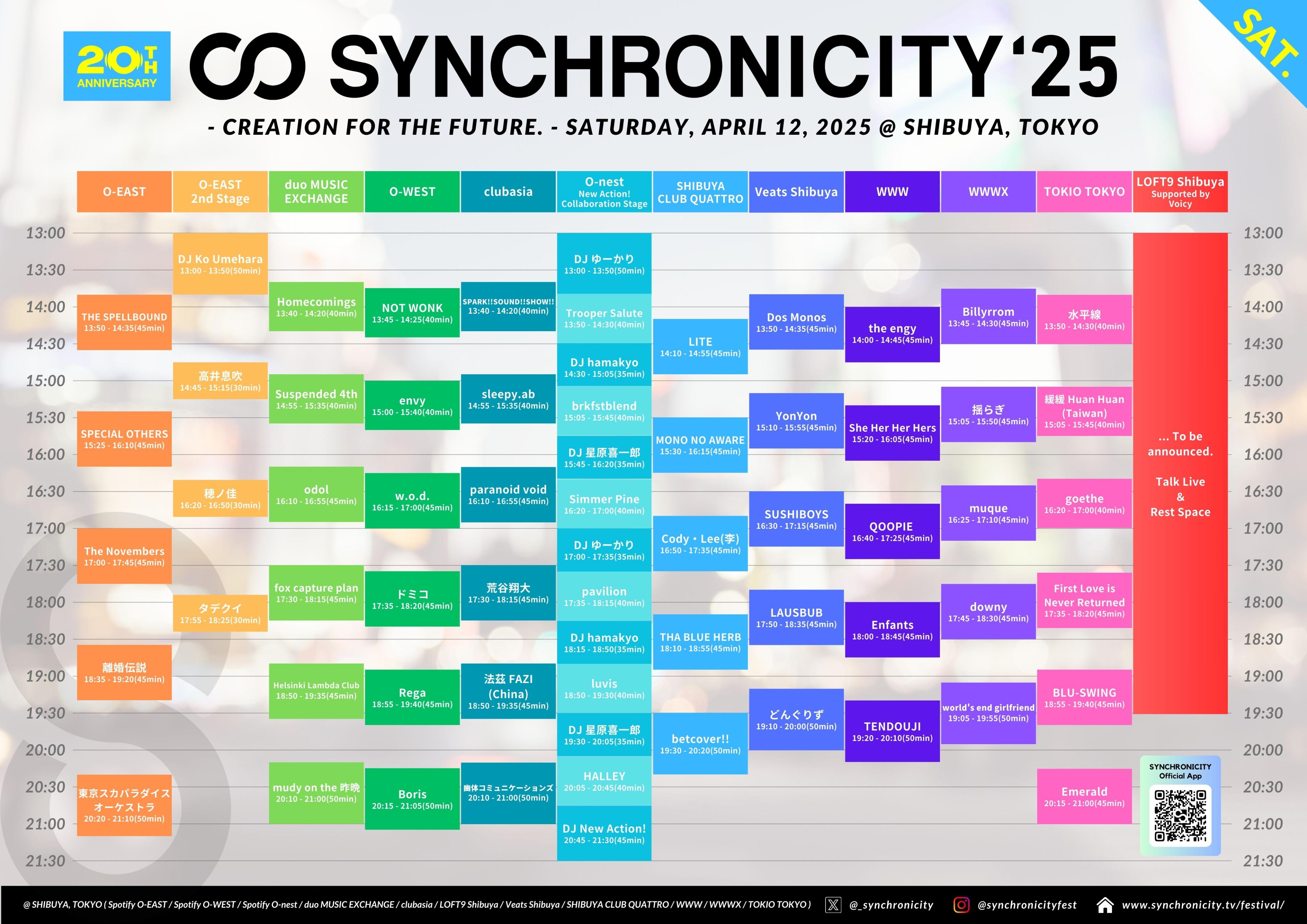 SYNCHRONICITY'25_TimeTable_0412