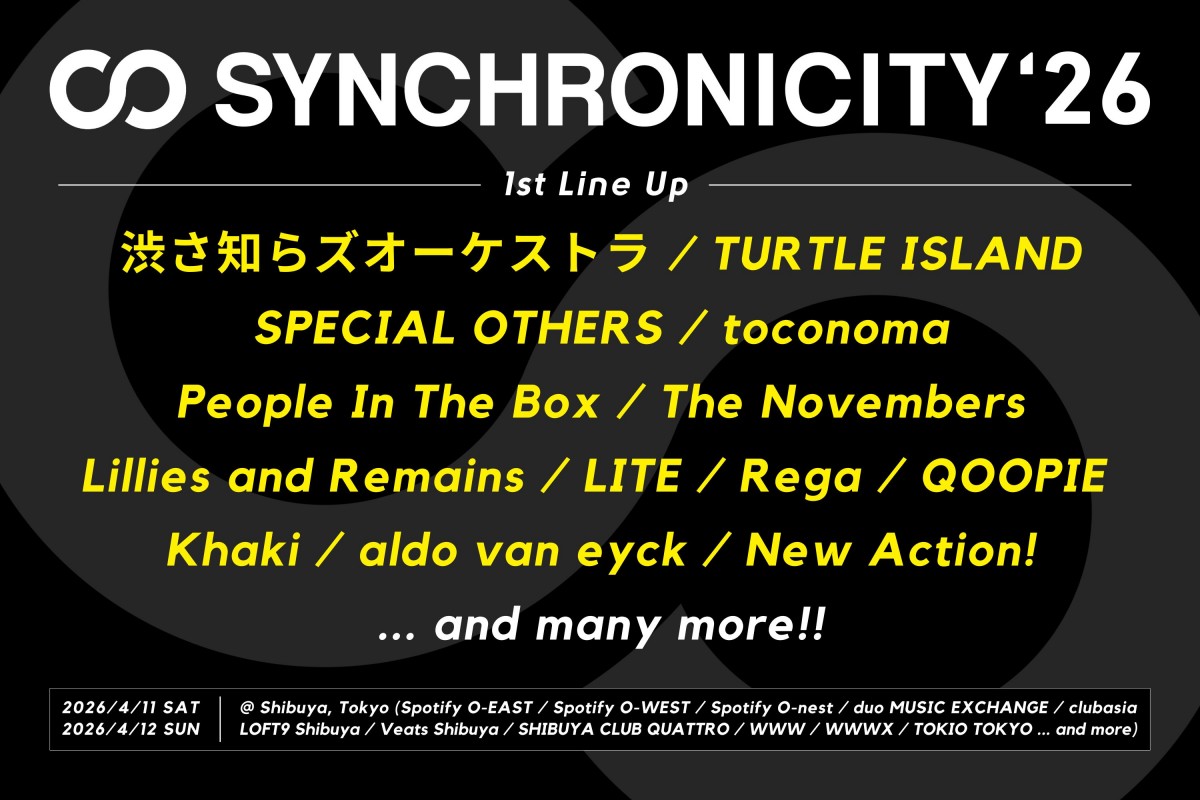 SYNCHRONICITY'26_1st_lineup_news