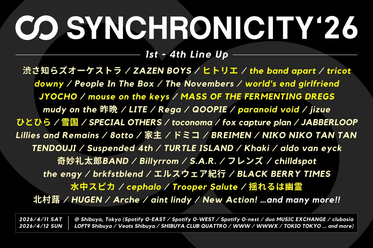 SYNCHRONICITY'26_4th_lineup_news
