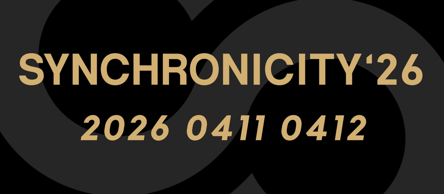 SYNCHRONICITY'26 announce top banner